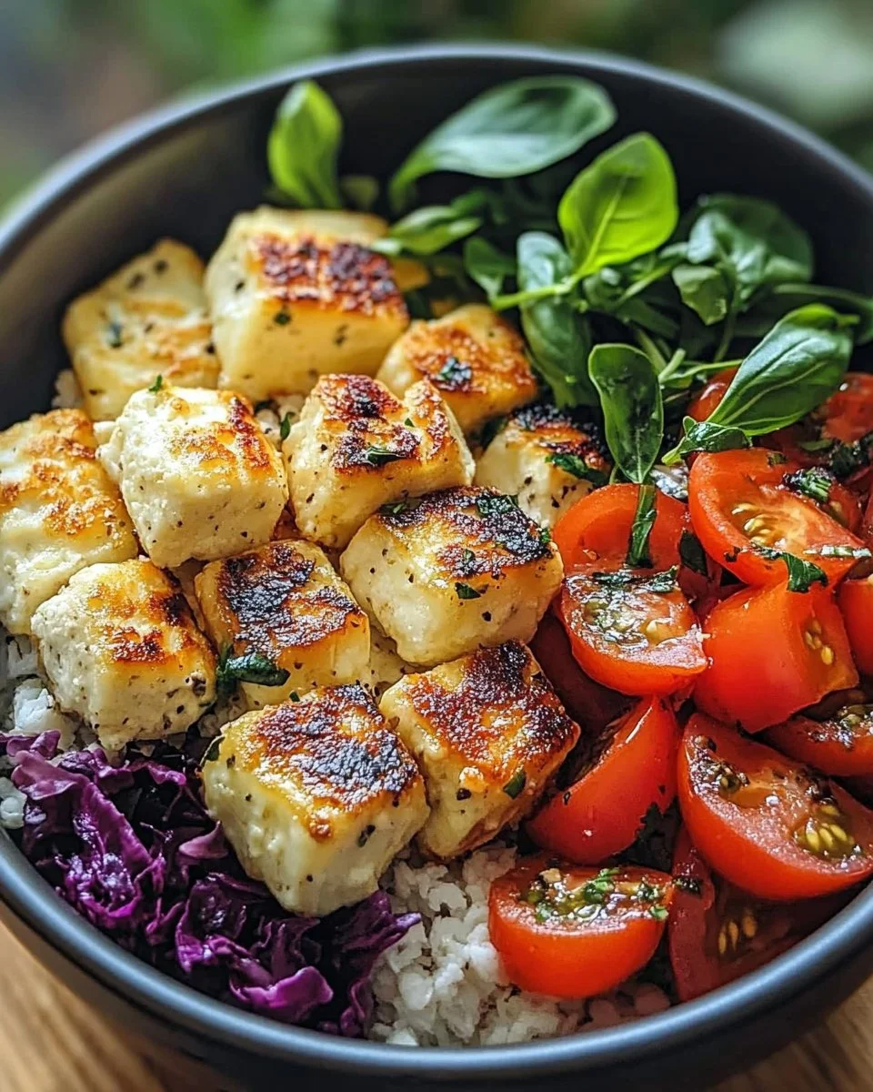 Knusprige Halloumi-Bowl: Eine Unglaubliche Ultimative Griechische Power Bowl