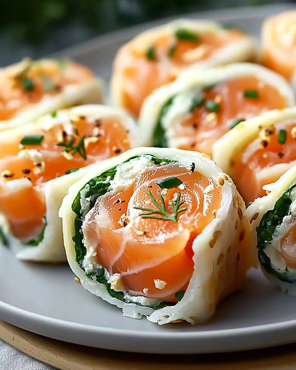 Kreative Brunch Ideen: Kleine Räucherlachs Röllchen genießen!