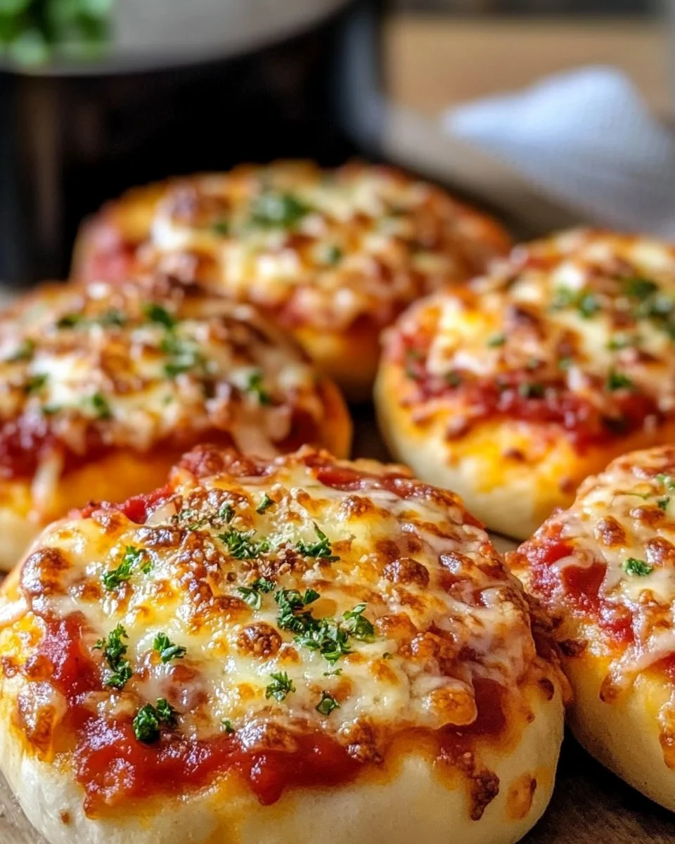 Pizzabrötchen aus dem Airfryer – schnell & knusprig