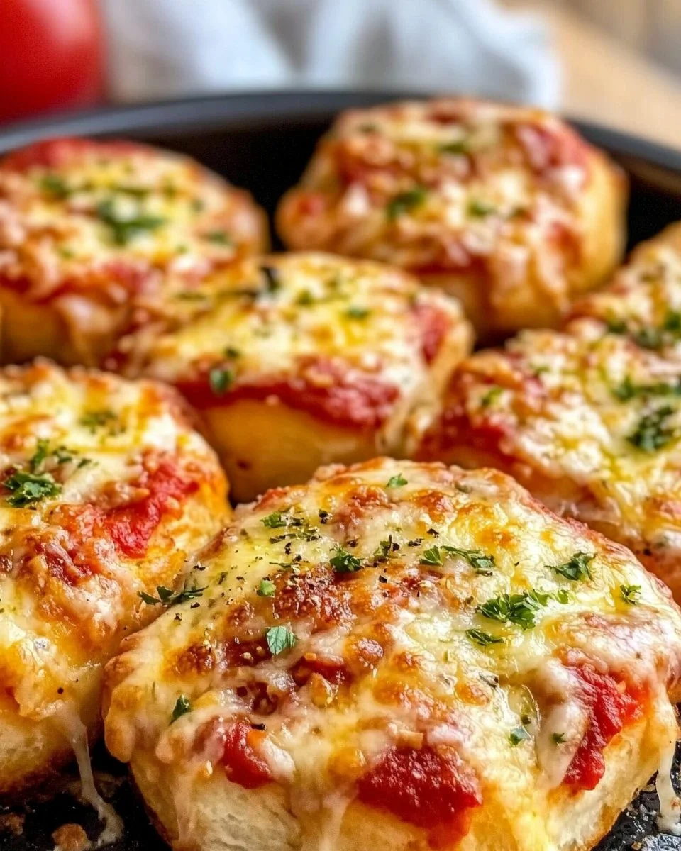 Pizzabrötchen aus dem Airfryer – schnell & knusprig