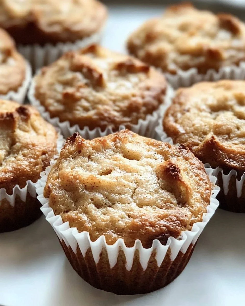 Proteinreiche saftige Apfelmuffins für Athleten