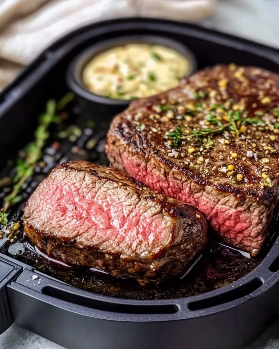 Rindersteak im Airfryer – saftig & einfach