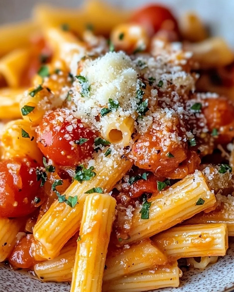 Tomaten-Knoblauch-Pasta